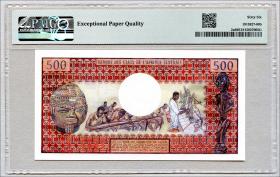Gabun / Gabon P.02a 500 Francs (1974) (1) 