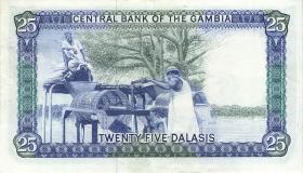 Gambia P.11a 25 Dalasis (1987-90) (2) 