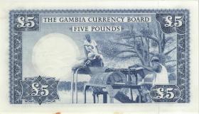 Gambia P.03a 5 Pounds (1965-70) (1) 