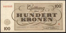 Get-14 Getto Theresienstadt 100 Kronen 1943 (1) 