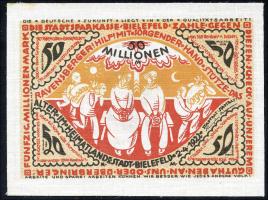 Bielefeld GP.36 50 Millionen Mark 1923 Leinen (1) 