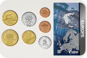 Kursmünzensatz Griechenland / Coin Set Greece 