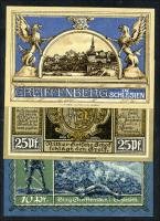 Notgeld Greifenberg in Schlesien 10 - 25 - 50 Pfennig 1920 (1) 