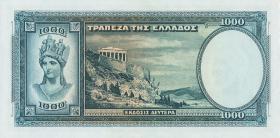 Griechenland / Greece P.110 1000 Drachmen 1939 (1/1-) 