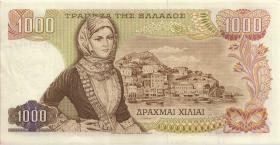 Griechenland / Greece P.198b 1000 Drachmen 1970 (2) 