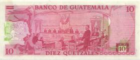 Guatemala P.061c 10 Quetzales 1983 (1) 
