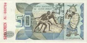 Guinea-Bissau P.01s 50 Pesos 1975 Specimen (1) 