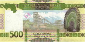 Guinea P.52b 500 Francs 2022 (1) 
