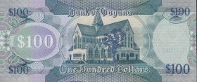 Guyana P.36c 100 Dollars (2016) (1) 