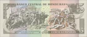Honduras P.098a 5 Lempiras 2012 (1) 