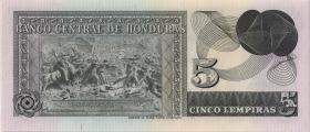 Honduras P.59b 5 Lempiras 1976 (1) 