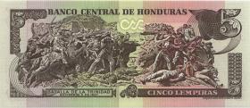 Honduras P.085d 5 Lempiras 2004 (1) 