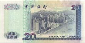 Hongkong P.329f 20 Dollars 2000 (1) 