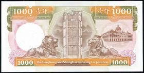 Hongkong P.199c 1000 Dollars 1991 (1) 