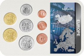 Kursmünzensatz Island 