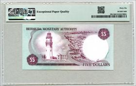 Bermuda P.29br 5 Dollars 1981 Z-1 (1) replacement 