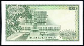 Malawi P.17a 20 Kwacha 1983 (1) 