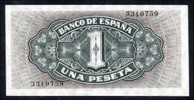 Spanien / Spain P.122 1 Peseta 1940 (1) 