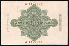 R.025b 50 Mark 1906 7-stellig (2+) 