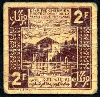Marokko / Morocco P.43 2 Francs 1944 (3) 
