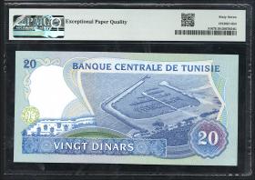 Tunesien / Tunisia P.081 20 Dinars 1983 (1) 