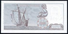 Italien / Italy P.098b 5000 Lire 1968 (2+) 