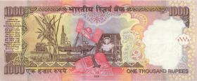 Indien / India P.100a 1000 Rupien 2009 (1) 