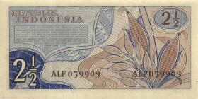 Indonesien / Indonesia P.077 2 1/2 Rupien 1960 (1) 