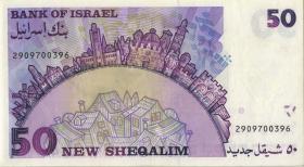 Israel P.55c 50 Neue Shekel 1992 (3+) 