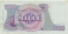 Italien / Italy P.096d 1000 Lire 1966 Verdi (2) 