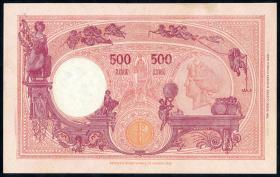Italien / Italy P.070a 500 Lire 31.3.1943 (1) 