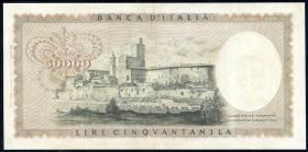 Italien / Italy P.099a 50000 Lire 1967 (3+) 
