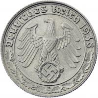 J.365 • 50 Reichspfennig 1938 E 