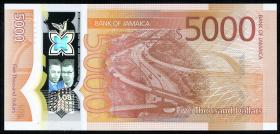 Jamaika / Jamaica P.101 5000 Dollars 2022 Polymer (1) 