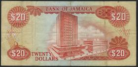 Jamaika / Jamaica P.68c 20 Dollars 1993 (3) 