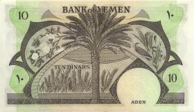 Jemen / Yemen demokratische Rep. P.09a 10 Dinars (1984) (1) 