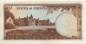 Jersey P.07 10 Shillings (1963) (1/1-) 
