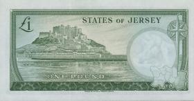 Jersey P.08b 1 Pound (1963) Serie J (1) 