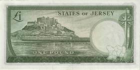 Jersey P.08a 1 Pound (1963) Serie C (1) 