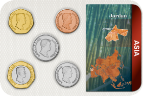 Kursmünzensatz Jordanien 