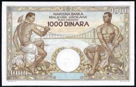 Jugoslawien / Yugoslavia P.033 1.000 Dinara 1935 (1) 739 
