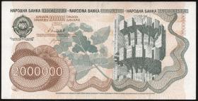Jugoslawien / Yugoslavia P.100 2.000.000 Dinara 1989 (3+) 