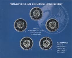 Deutschland 2-Euro-Sammlermünzenset 2023 Karl der Große PP 