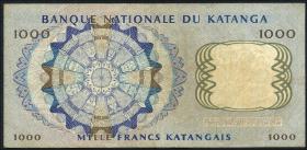 Katanga P.14a 1000 Francs 1962 (3) 