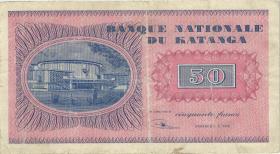 Katanga P.07a 50 Francs 1960 (mit Serienr.) (3) 