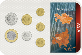 Kursmünzensatz Kasachstan / Coin Set Kazakhstan 