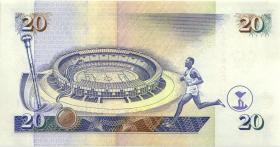Kenia / Kenya P.32 20 Shillings 1995 (1) 