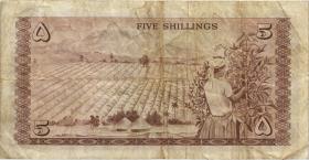 Kenia / Kenya P.01b 5 Shillings 1967 (3-) 