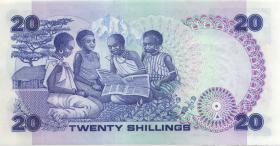 Kenia / Kenya P.21e 20 Shillings 1986 (1) 