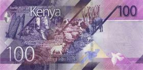Kenia / Kenya P.neu 100 Shillings 2019 (1) 